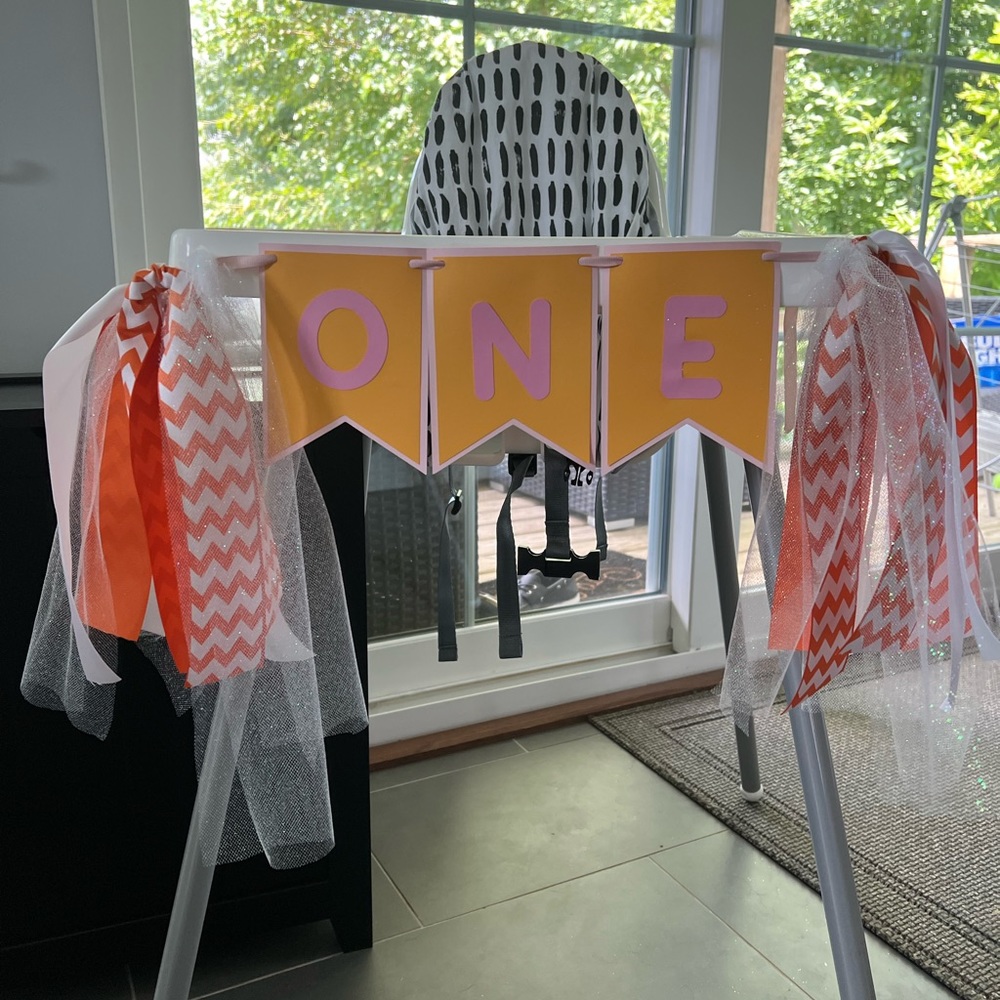 First birthday banner